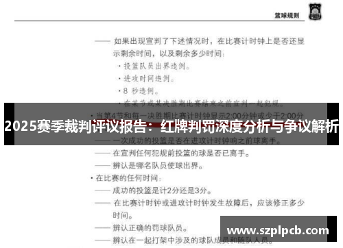 2025赛季裁判评议报告：红牌判罚深度分析与争议解析